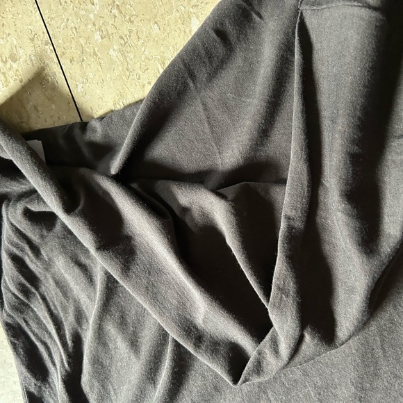 American Eagle sequin sleeve grey t-shirt. Sz small. Partially sheer. - Picture 8 of 10